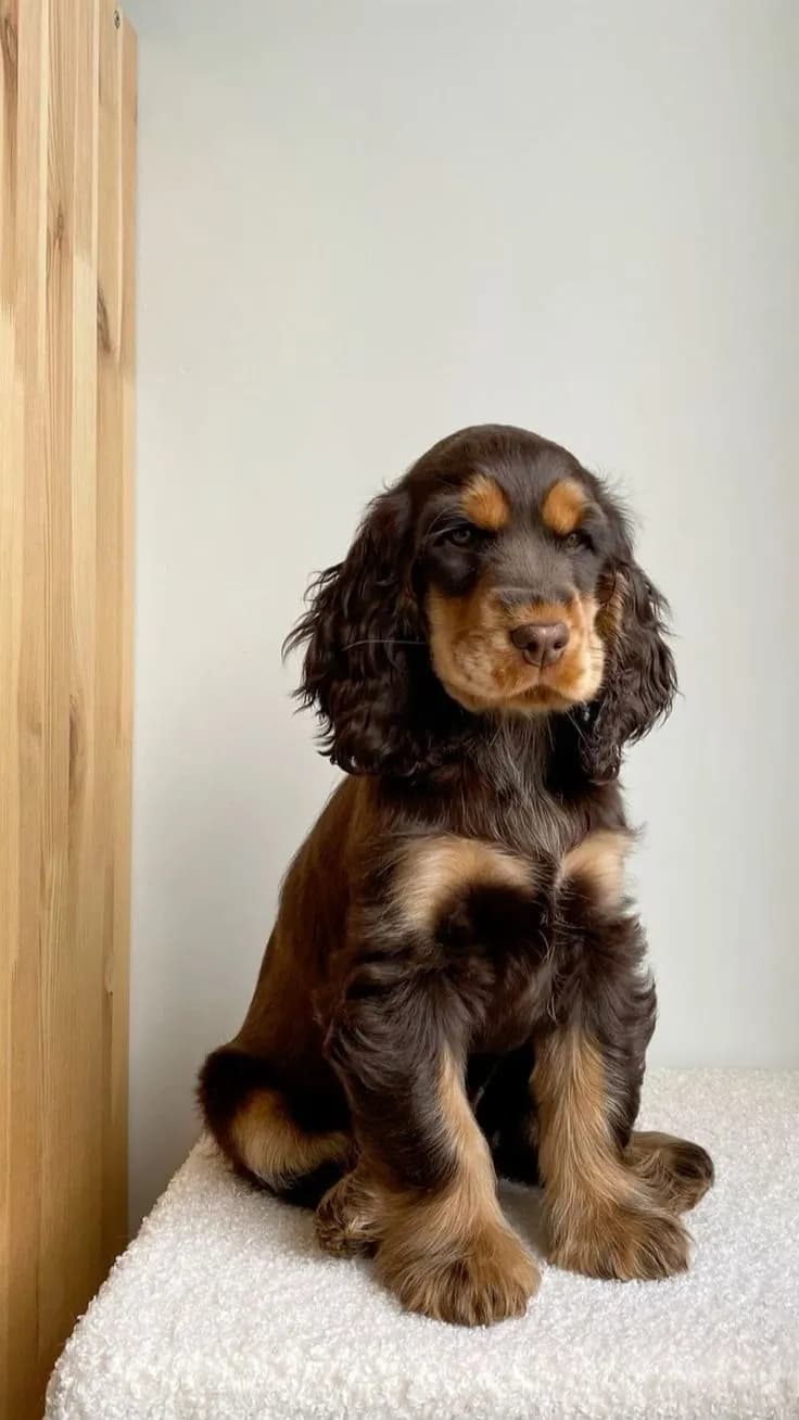 Perro de raza Cocker Spaniel.