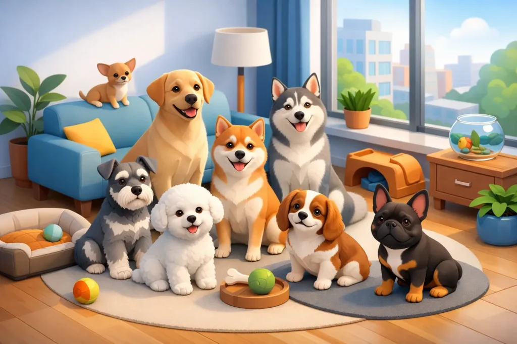 10 mejores razas para apartamento y familia