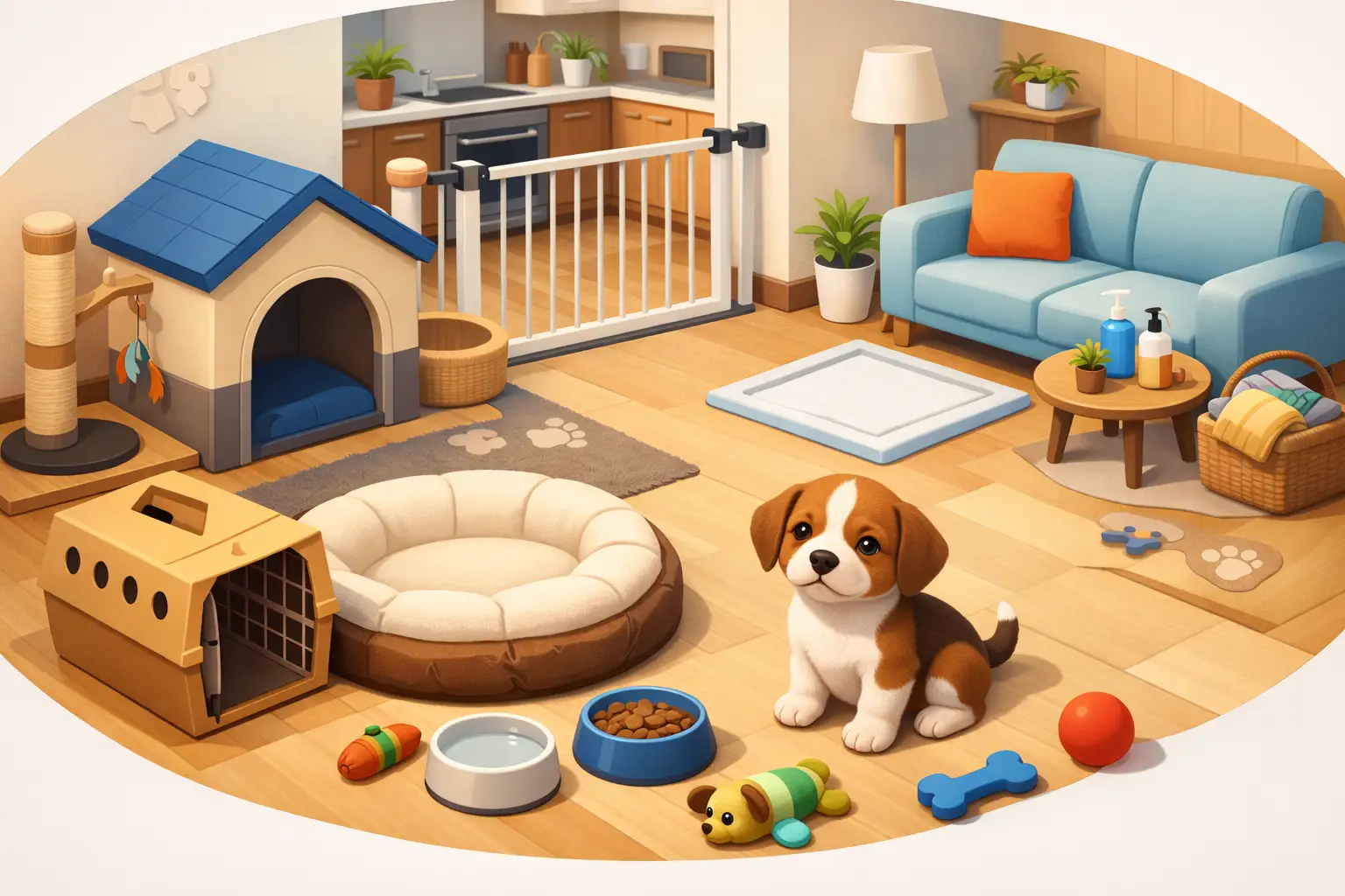 Cómo preparar la casa para tu cachorro antes de recibirlo