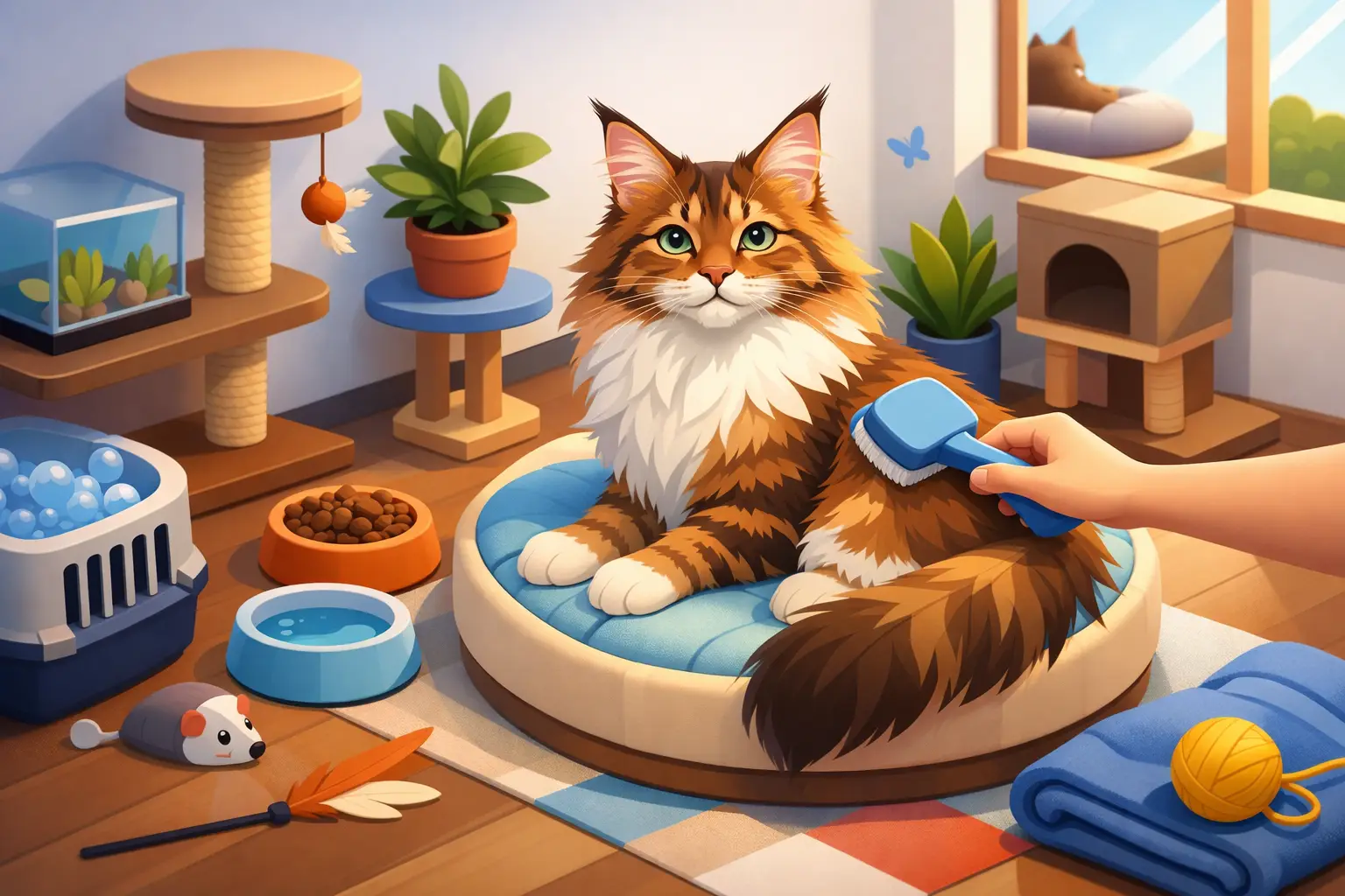 Cuidados Maine Coon para una vida feliz