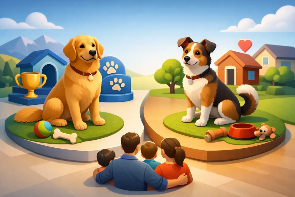 ¿Perro de raza o mestizo para tu familia?